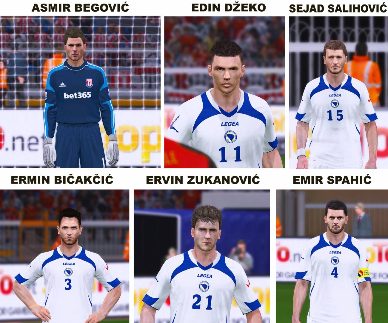BiH National Team Facepack v1.0