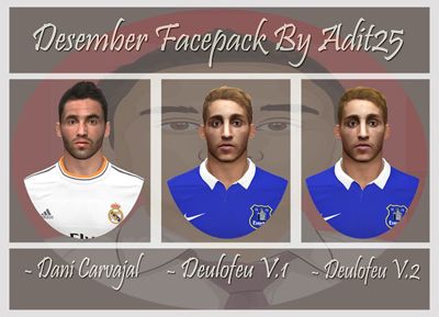 Desember Facepack PES2014