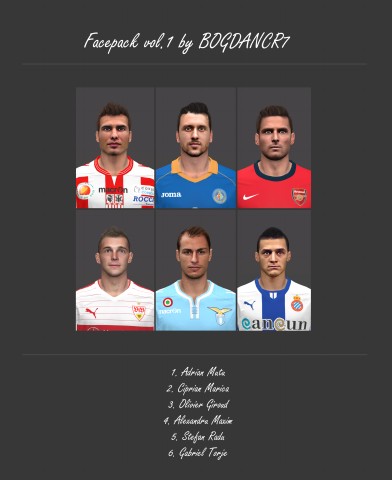 PES 2014 Facepack vol.1