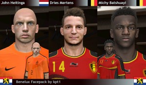PES 2014 Benelux Facepack
