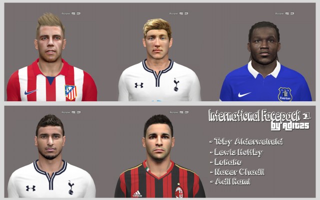 PES 2014 International Facepack vol. 1