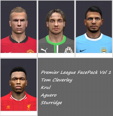 PES 2014 EPL Facepack vol. 1