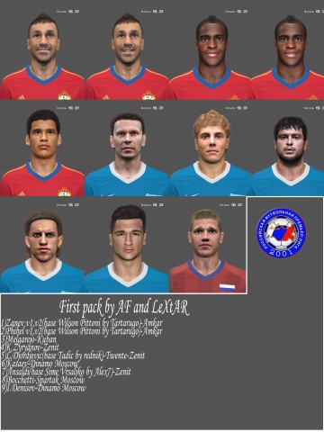 PES 2014 First Facepack