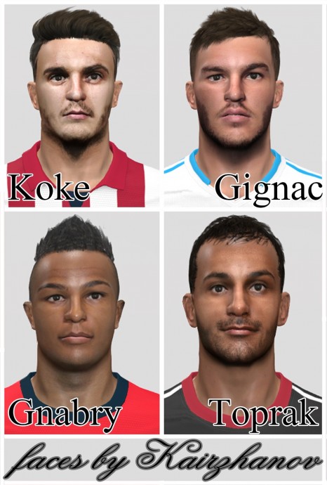 Новые лица (faces) для PES 2014