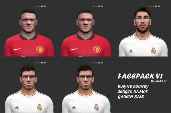 PES 2014 Facepack vol. 1