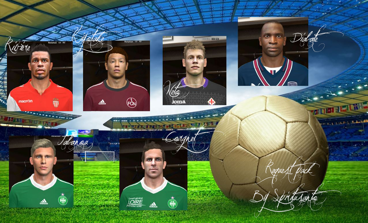 PES 2014 Request Face Pack