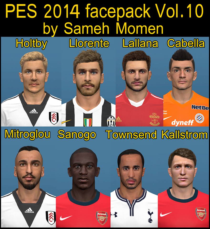 PES 2014 Facepack vol. 10