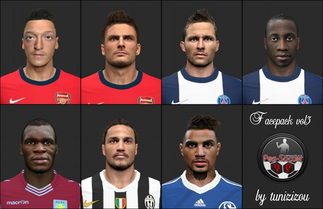 PES 2014 International Facepack vol. 3