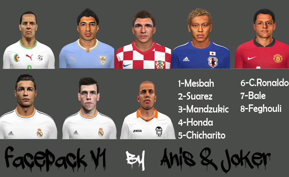PES 2014 Facepack v1