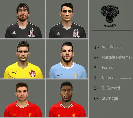 PES 2014 Facepack Vol. 1