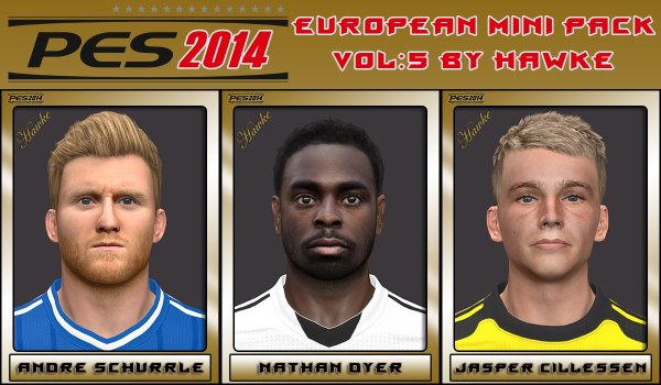 PES 2014 European Mini FacePack Vol 5