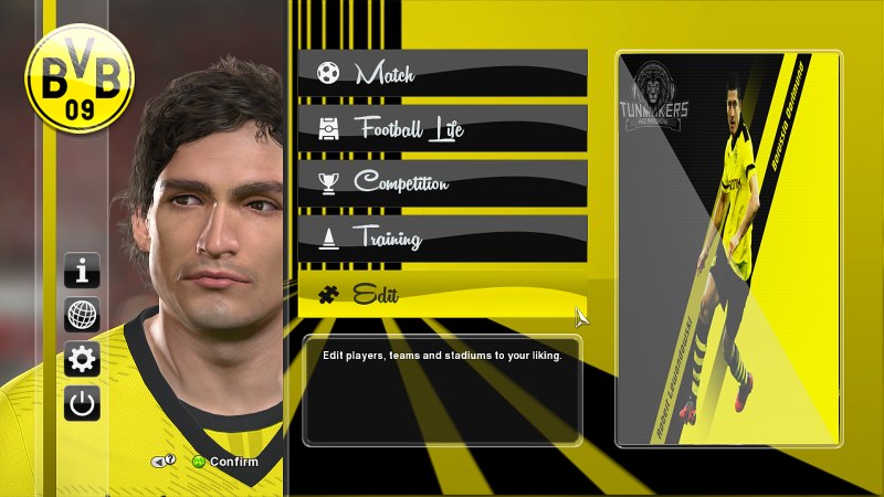 PES 2014 All Mods Teams Graphics “Dortmund”