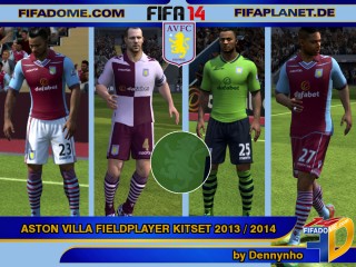 FIFA 14 Aston Villa Kitpack 2013-2014 by Dennynho