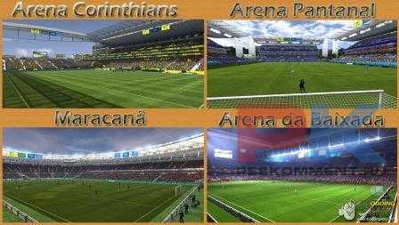 FIFA 14 BRAZIL 2014 STADIUMS FOR PC