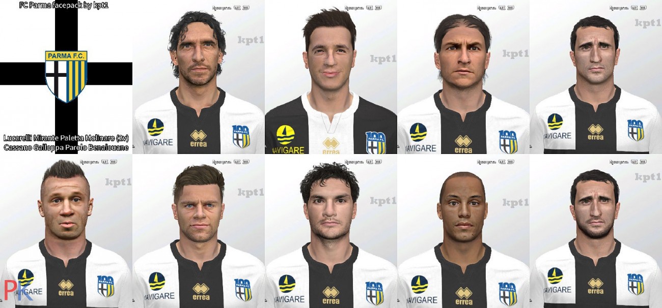 PES 14 FC Parma facepack