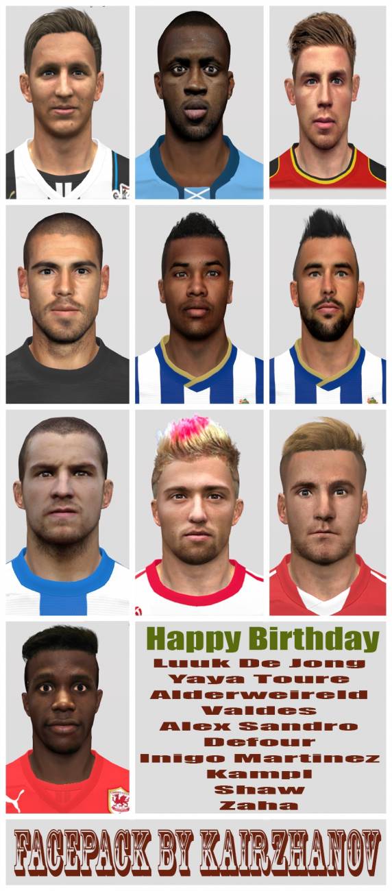 PES 2014 FacePack Happy Birthday 03.05