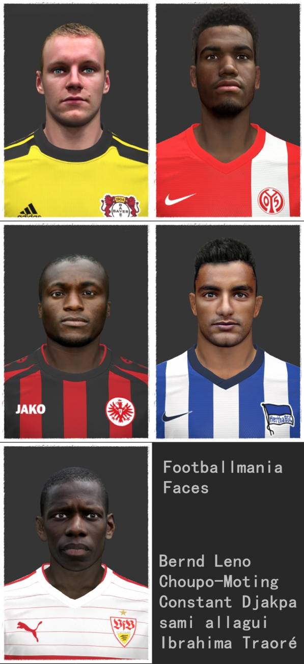 PES 2014 Bundesliga Facepack