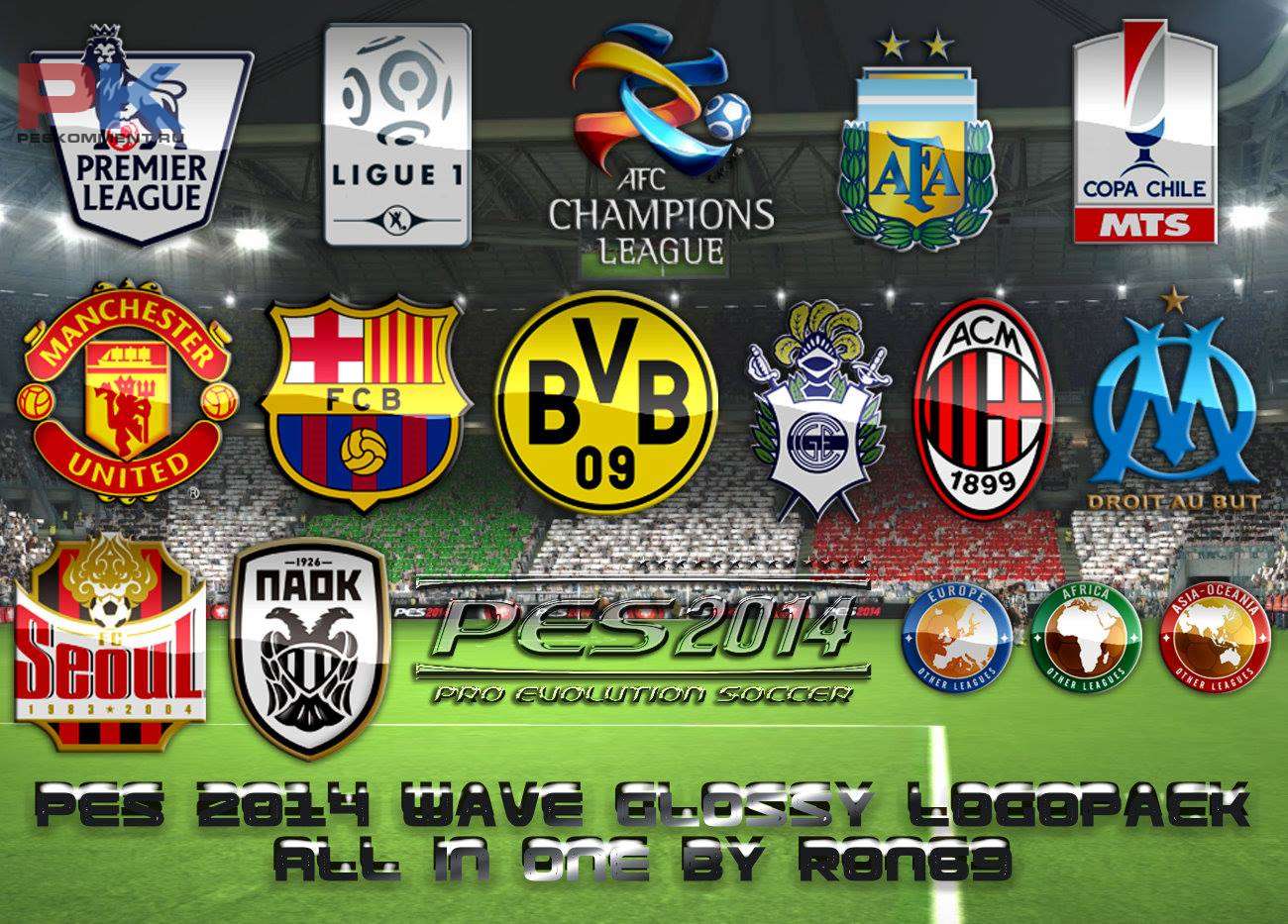 PES 2014 Wave Glossy Logopack – All in One