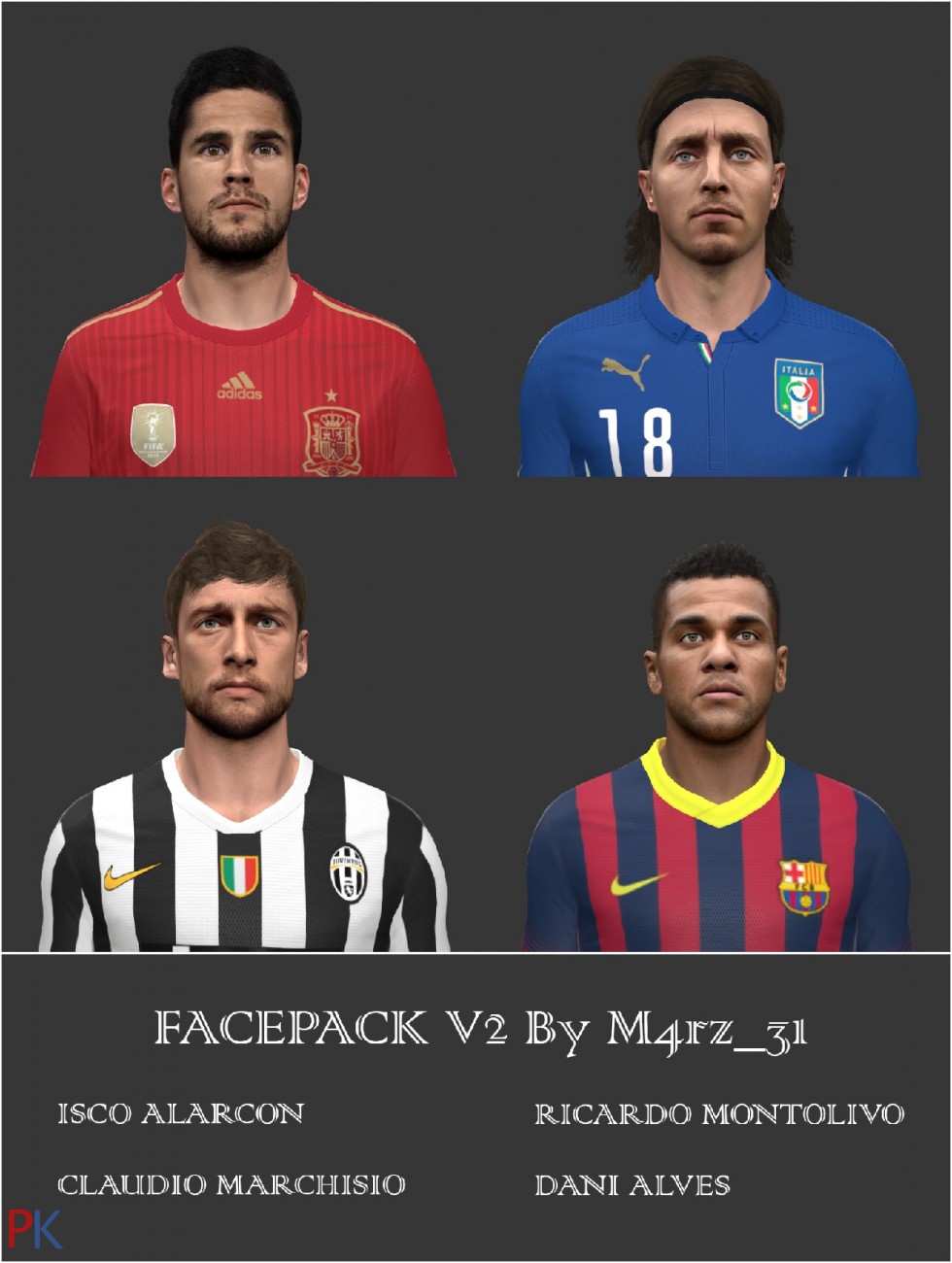 PES 2014 Facepack vol.2