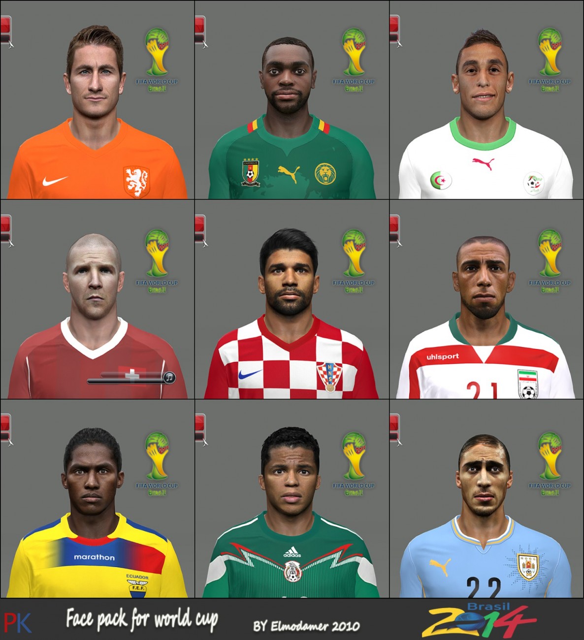 PES 2014 Facepack International vol. 5