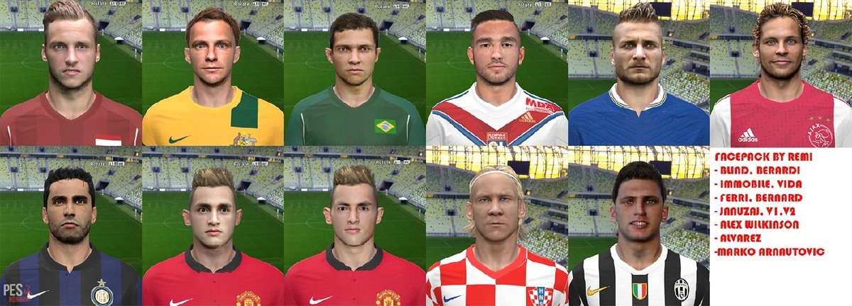 PES 2014 Facepack