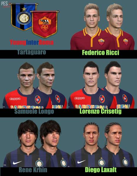 FacePack PES 2014 Young Inter Roma
