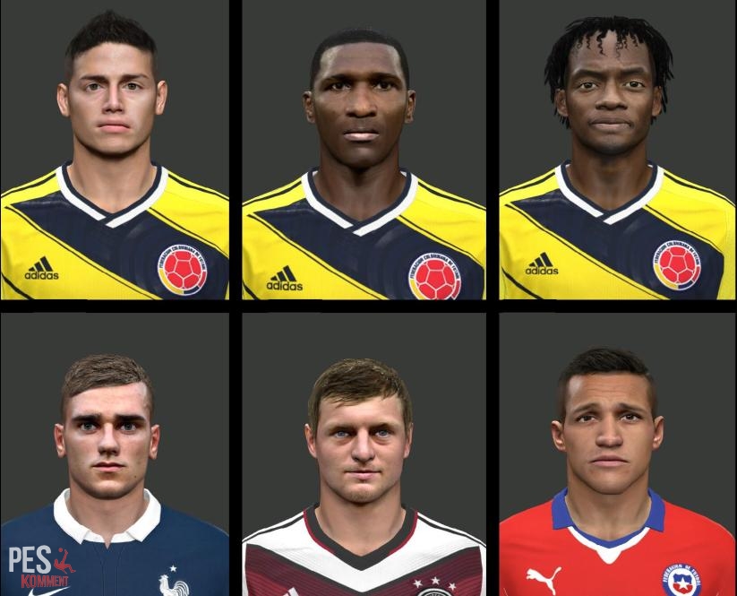 PES2014 Last World Cup Facepack