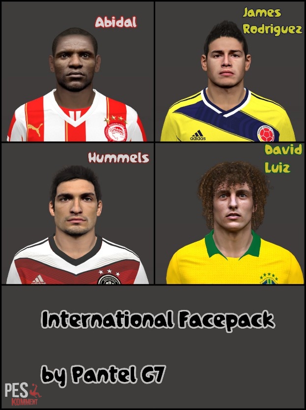 PES 2014 International Facepack vol. 3