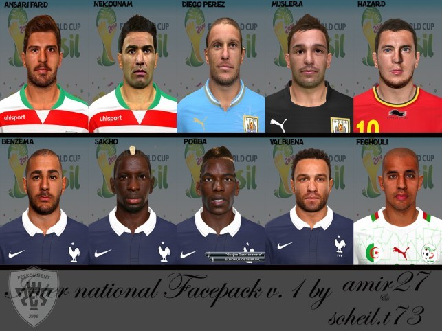 PES 2014 International Facepack v.1