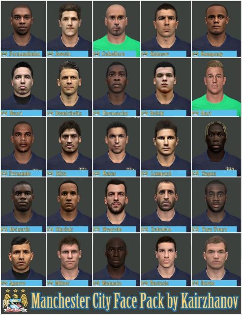Manchester City face pack by Kairzhanov