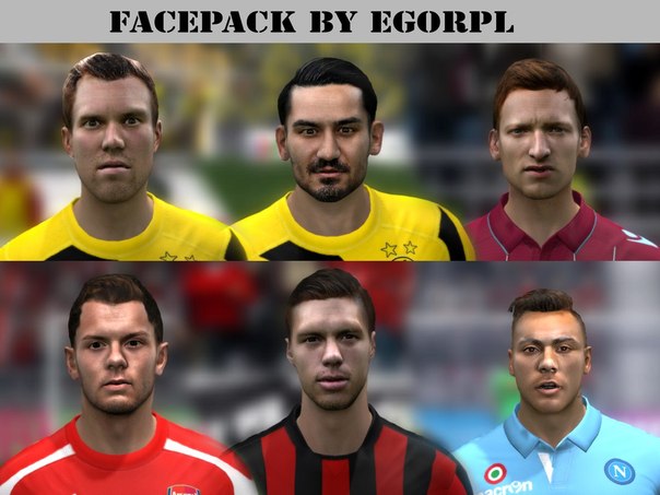 Facepack - Release 2014 Europe + Real Gameplay Feel BETA