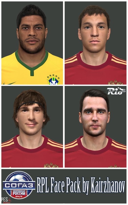 PES 2014 RPL Face Pack