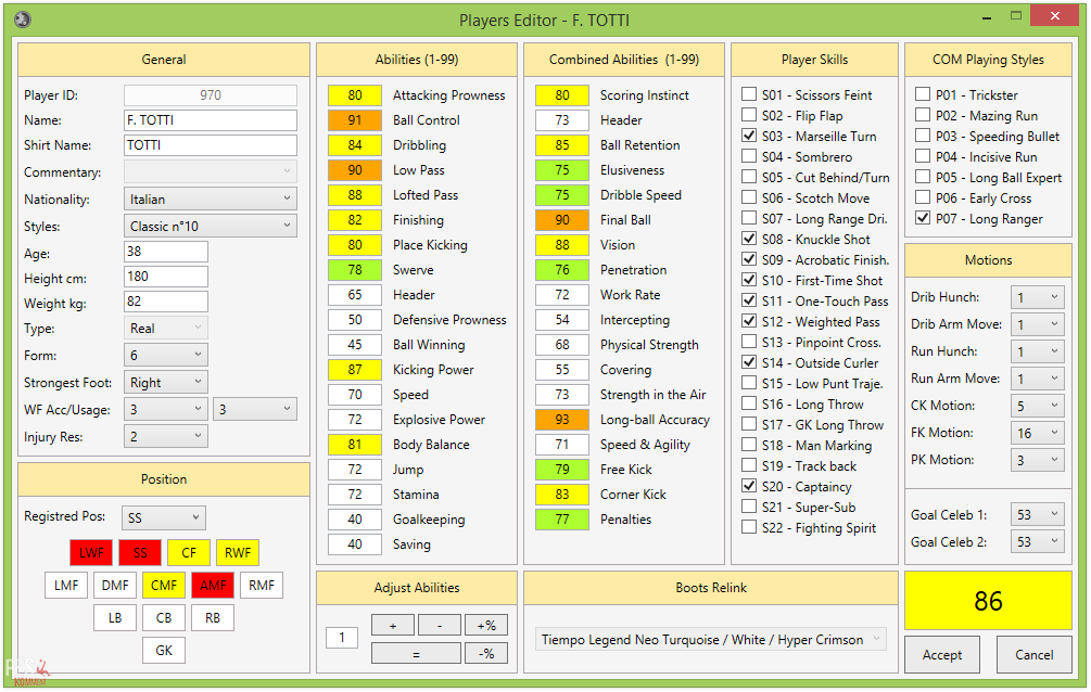 PES Next-Gen Editor 2015 Alpha 0.4.0