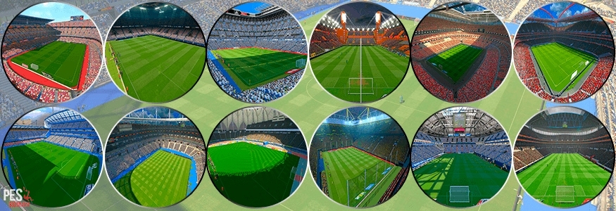 Stadiums Pack v2 для PES 2015