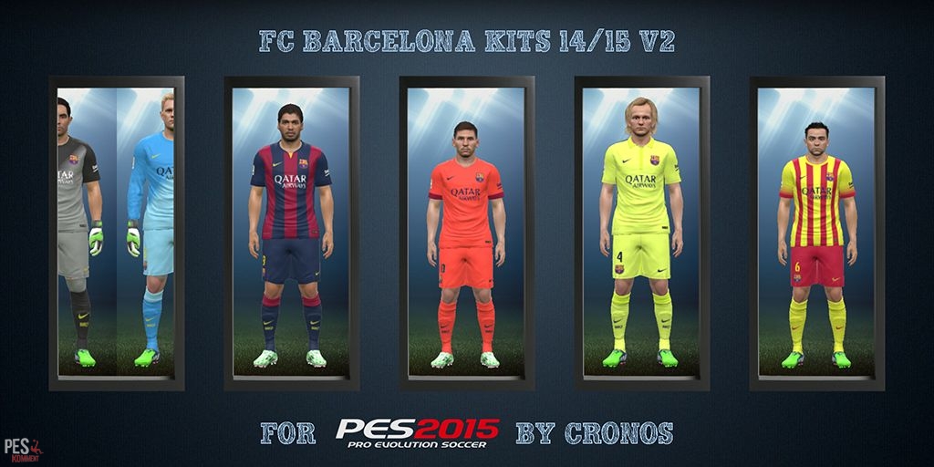 FC Barcelona 14-15 kits
