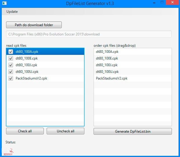 DpFileList Generator v1.3