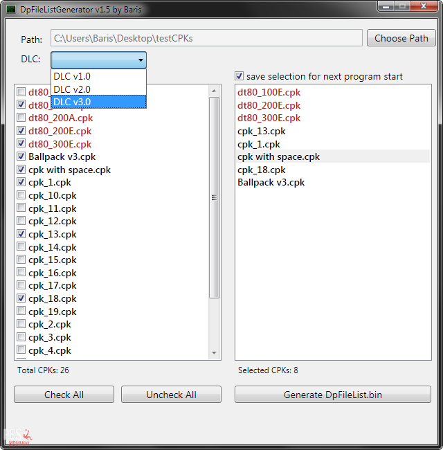 DpFileList Generator версия 1.5