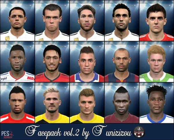 Качественные лица PES 2015 от Tunizizou