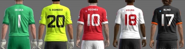 PES 2013 Manchester United GDB 2015-16 UPDATE 20.08.2015