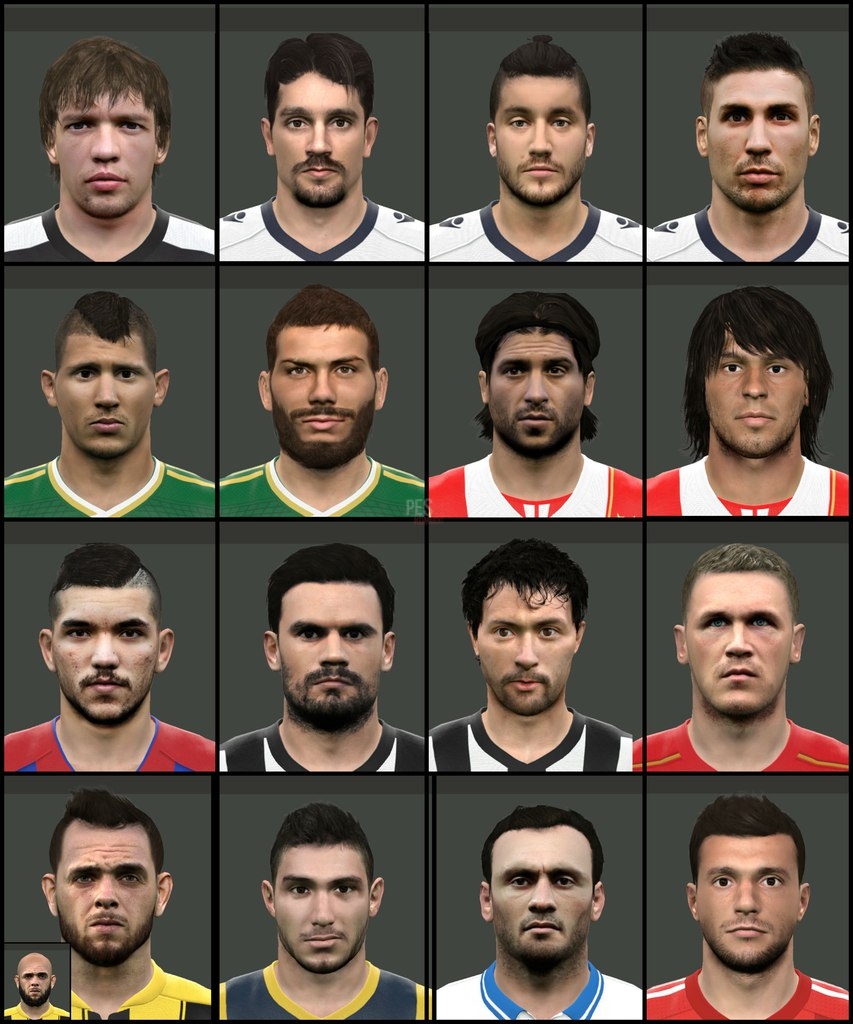 Большой пак лиц для PES 2015