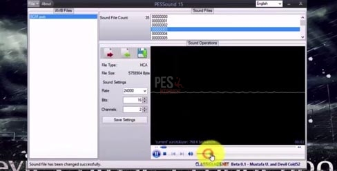 Pes Sound15 Beta версия 0.1