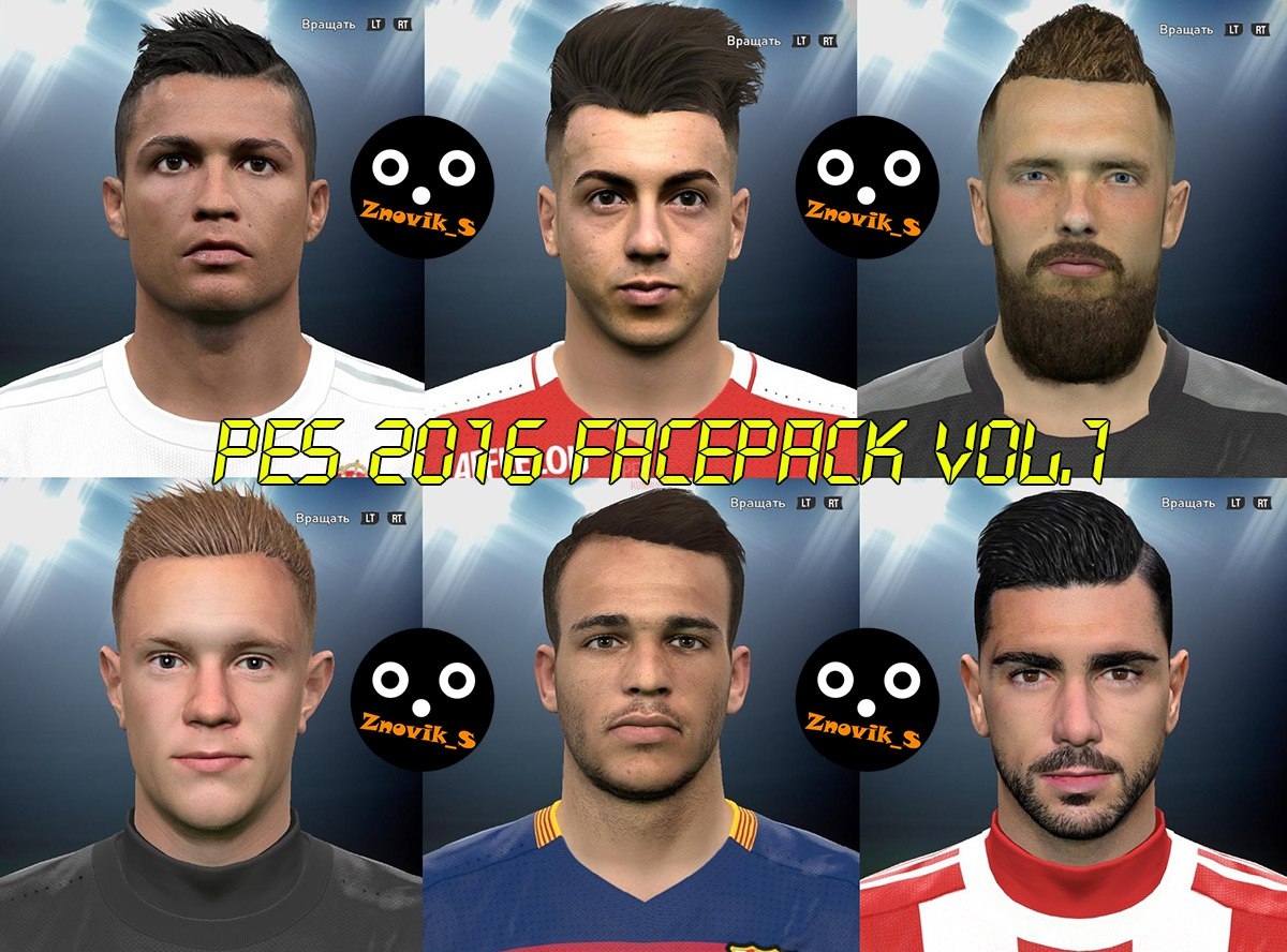 PES 2016 FacePack vol.1 by Znovik_S