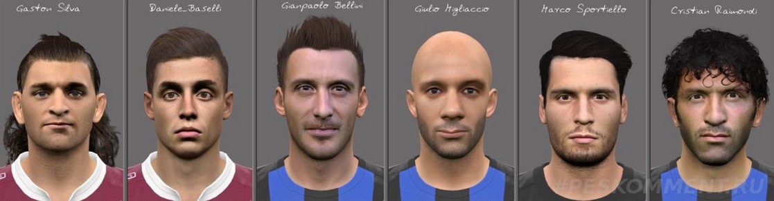 Italian League Pack - лица игроков Серии А