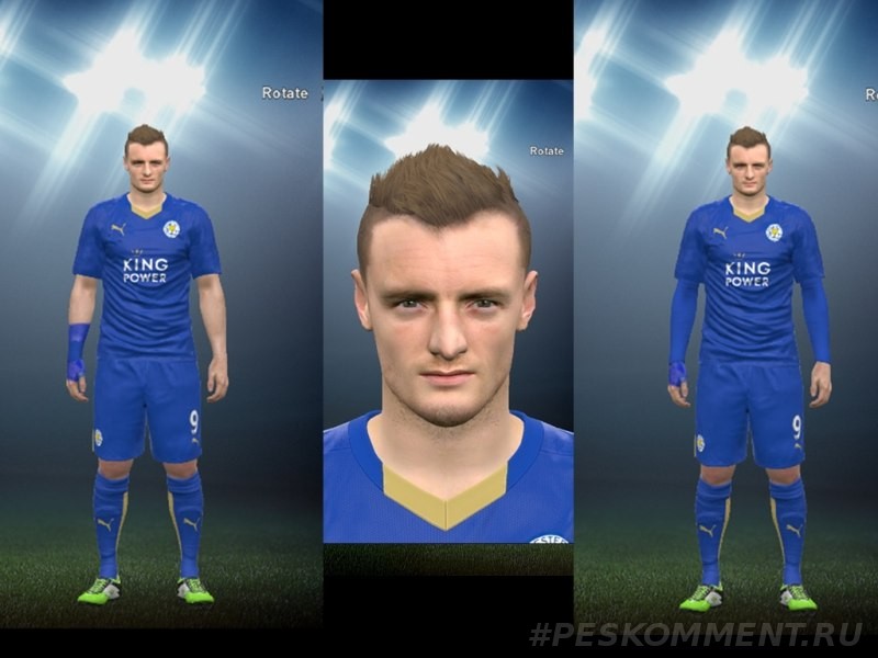 Лицо Джейми Варди для PES 2016