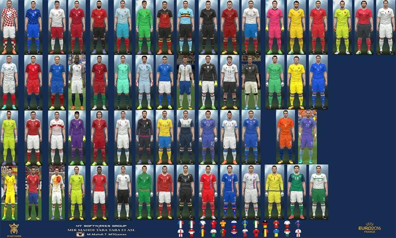 Euro 2016 Kits v4.1