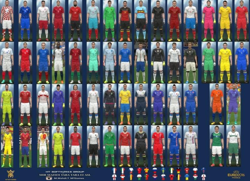 Euro 2016 Kits v4