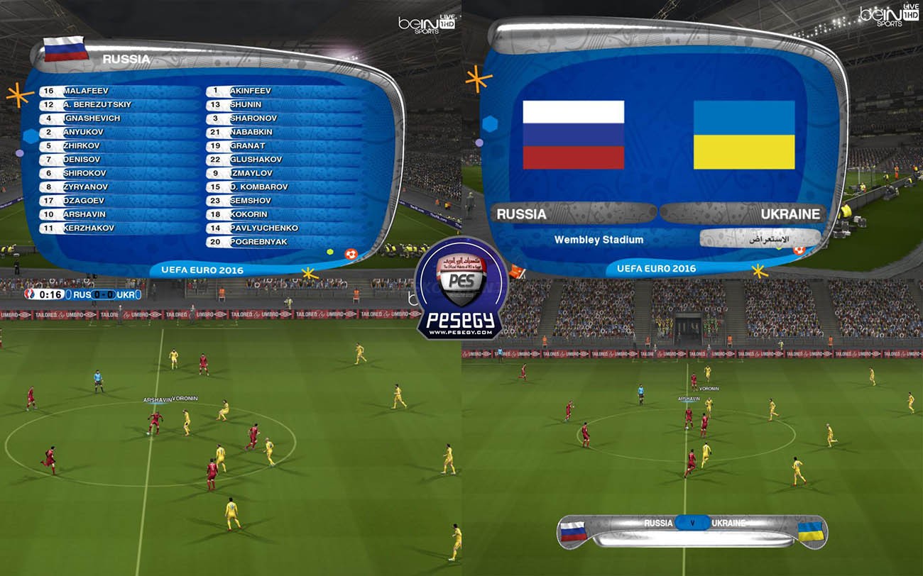 PES 2013 UEFA Euro 2016 Scoreboard