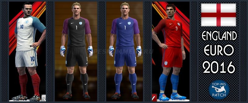 England national football team kit EURO 2016