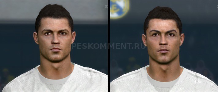 Real Madrid mini facepack PES 2016