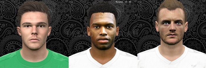 Лица сборной Англии для PES2016